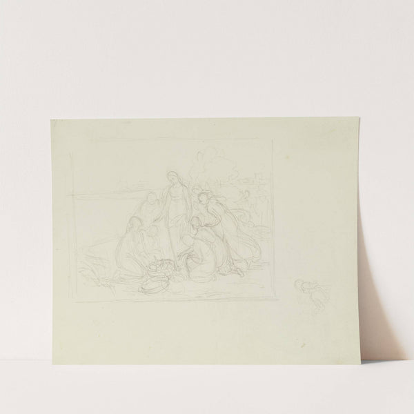 Rescue of Moses by Gustav Heinrich Naecke