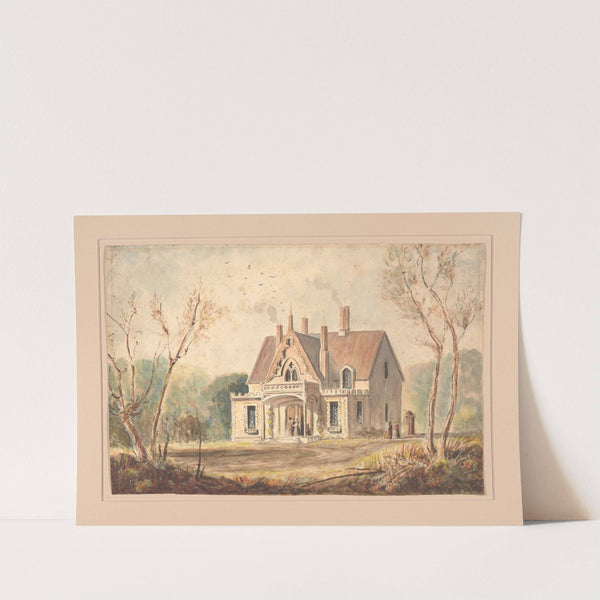 Residence of Mr. Mudge Lyman near Swanscot. (1855) by Benjamin Champney