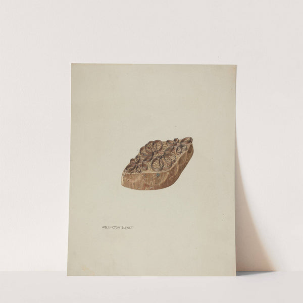 Resist Pattern (Scroll) by Wellington Blewett