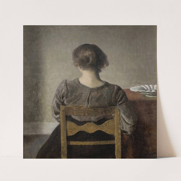 Rest (1905) by Vilhelm Hammershøi