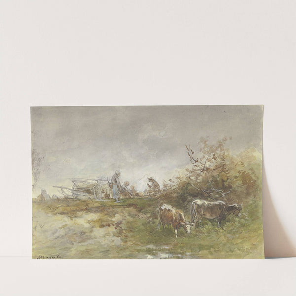 Rest on the field by Anton Burger