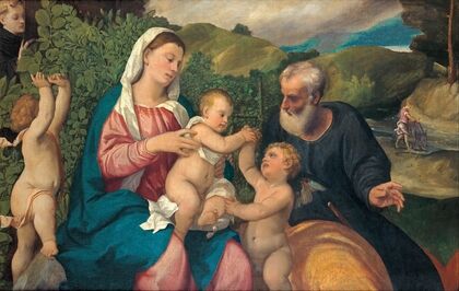 Rest On The Flight Into Egypt (late 1520s)