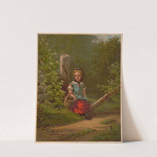 Rest on the roadside (1867) by Louis Prang & Co.