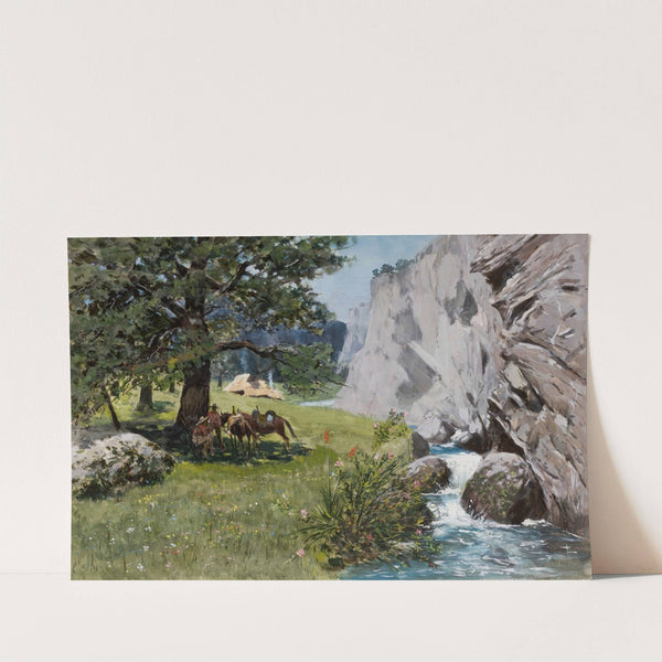 Rest under Rocks by Stanisław Witkiewicz