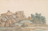 Resten van Zeus Olympus tempel bij Agrigento