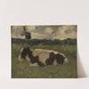 Resting Cow with a Mill by Richard Nicolaüs Roland Holst