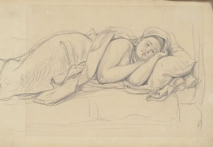 Resting girl