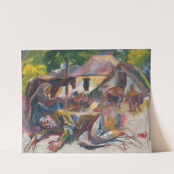 Resting Gypsies by Vilmos Aba-Novák