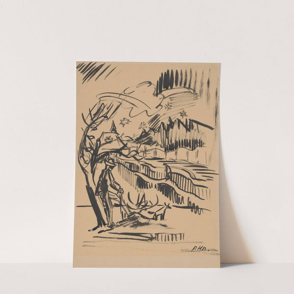 Resting Herdsman by Arnold Peter Weisz-Kubínčan