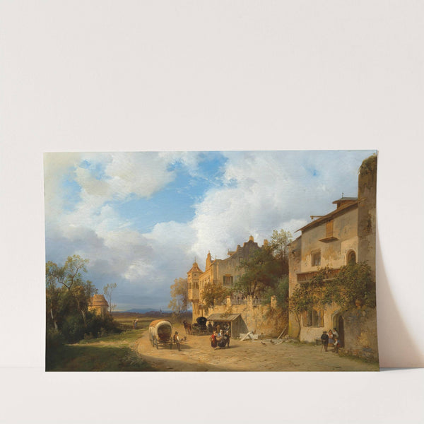 Resting in front of the Inn by Ignaz Raffalt