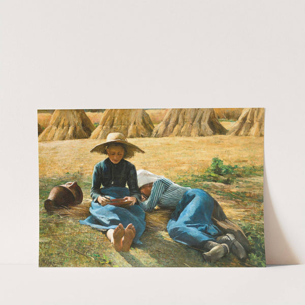 Resting In The Fields by Alexandre-Emile Boiron