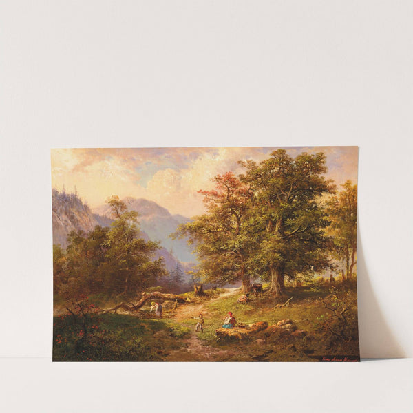 Resting in the Forest (1870) by Adam Malinowski