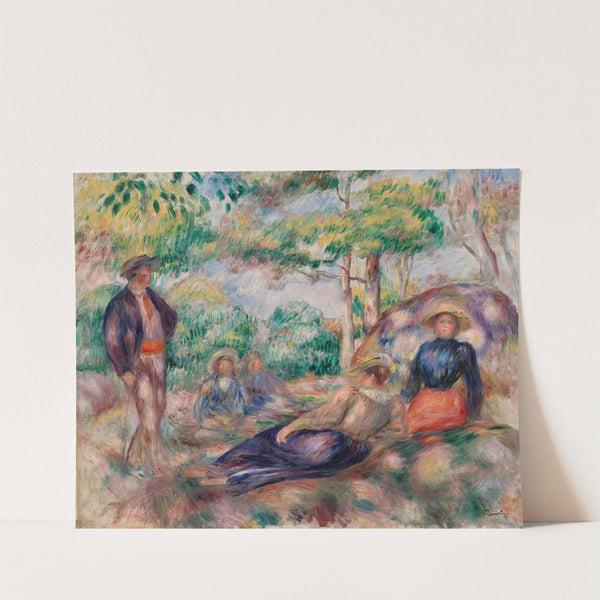 Resting in the Grass (Le Repos sur l'herbe) by Pierre-Auguste Renoir