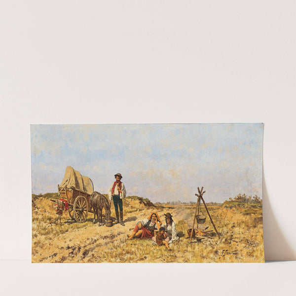 Resting in the Puszta by Franciszek Streitt