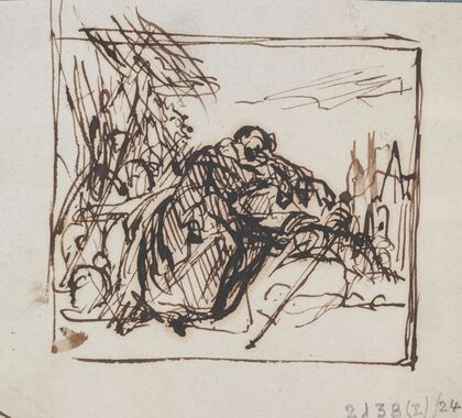 Resting Monk