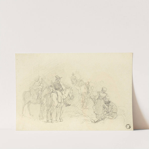 Resting Travelers by Sir Augustus Wall Callcott