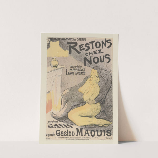 Restons chez nous (1895) by Henri-Gabriel Ibels