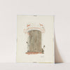 Restoration Drawing - Facade of Mission House by Geoffrey Holt