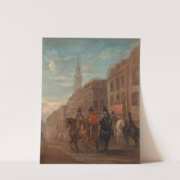 Restoration Procession of Charles II at Cheapside by William Hogarth