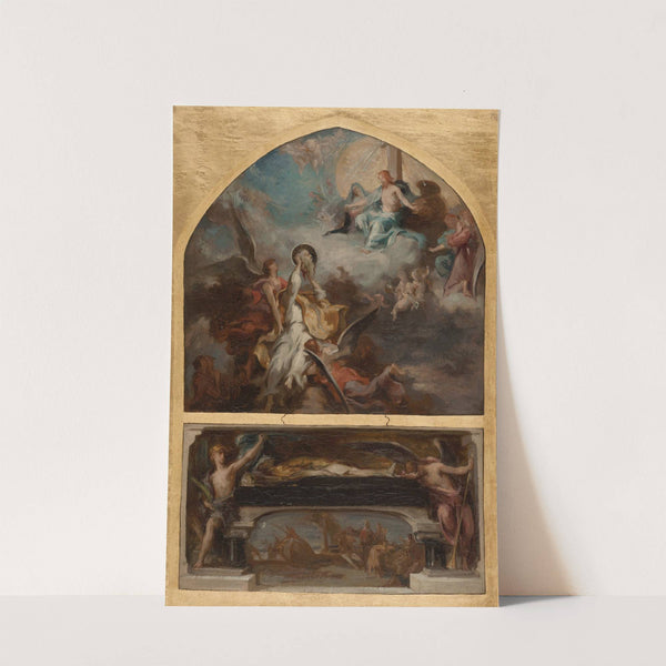 Résurrection et Apothéose de saint Denis (1873) by Henri Leopold Lévy