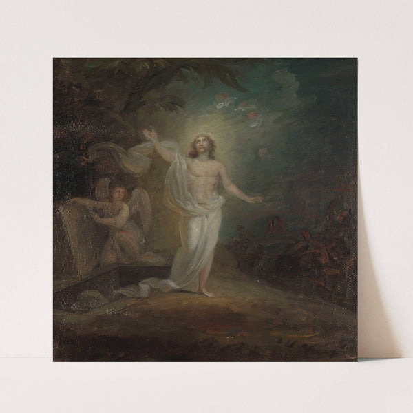 Resurrection Of Christ, Altarpiece Sketch by Robert Wilhelm Ekman