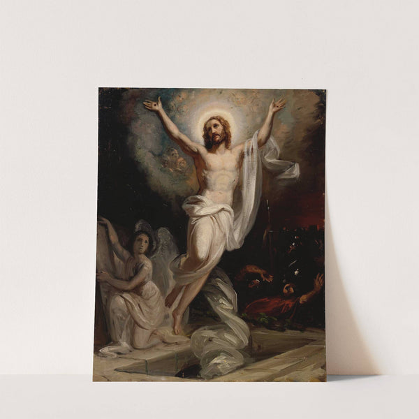 Resurrection Of Christ, Sketch Of The Altarpiece Of The Present-Day Central Pori Church by Robert Wilhelm Ekman