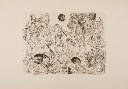 Resurrection, plate 12 from the portfolio ‘Faces’ (1918)
