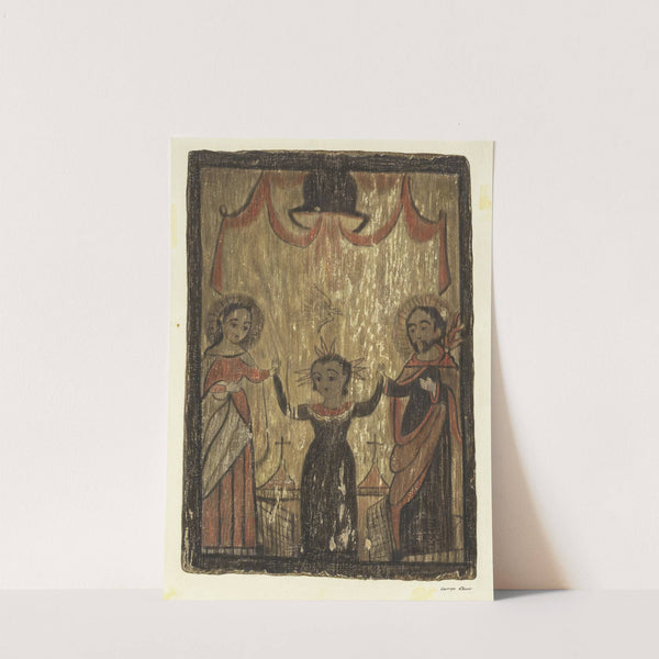 Retablo - The Holy Family by George E. Rhone