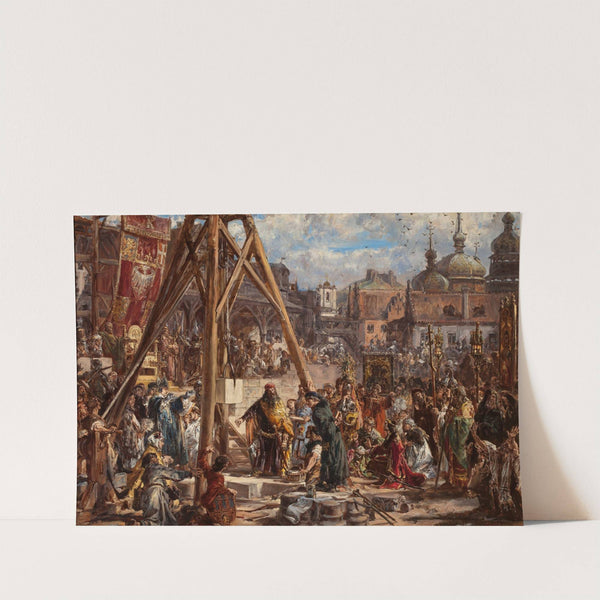 Retaking of Rus. Wealth and Education, 1366 AD, from the series “History of Civilization in Poland” (1888) by Jan Matejko