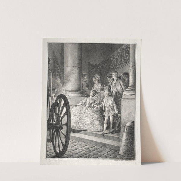 Rêtif de la Bretonne; The Little Godparents (1777) by Jean-Michel the Younger Moreau