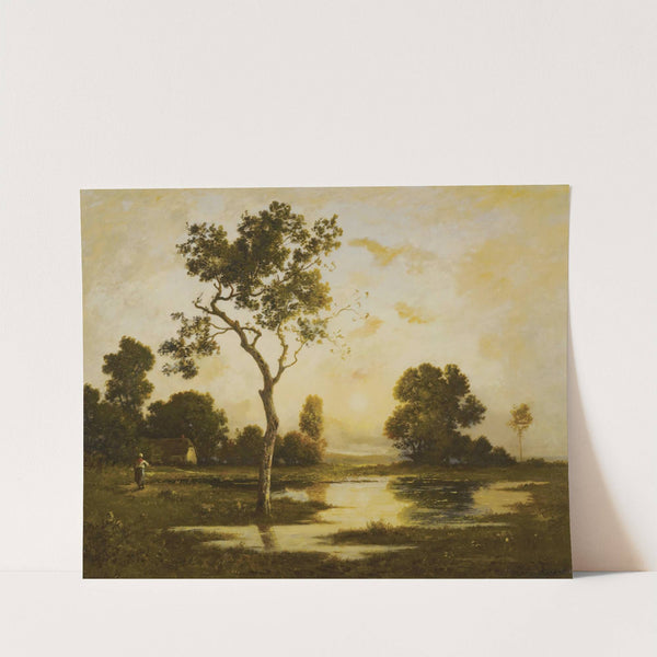 Retour A La Ferme, Crepuscule by Leon Richet