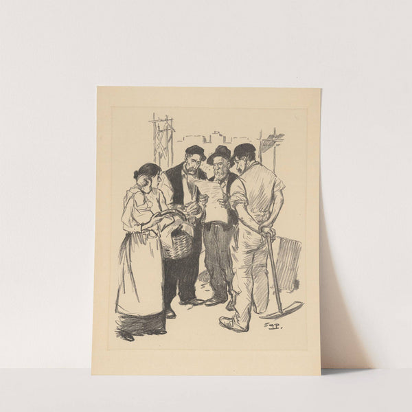 Retour en arrière (1894) by Théophile Alexandre Steinlen