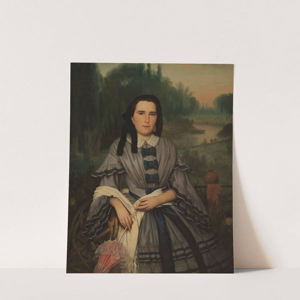 Retrato de la Señora Elvira Lavalleja de Calzadilla by Prilidiano Pueyrredòn