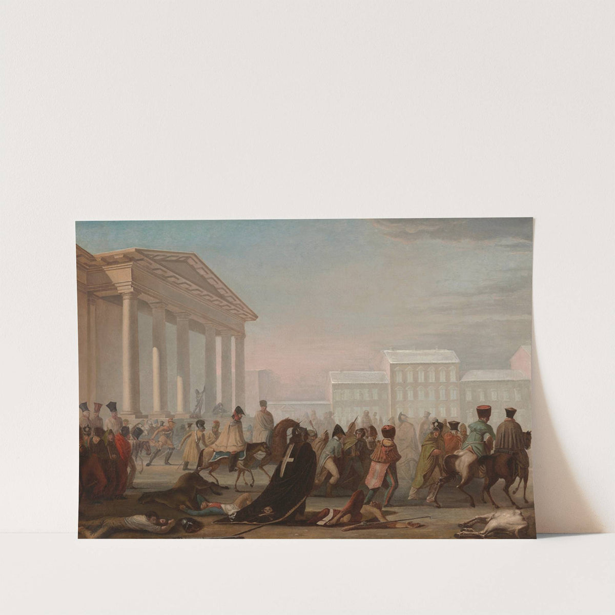 Retreat of Napoleon's army by Jan Krzysztof Damel