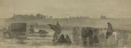 Retreat of the Army of the Rappahannock (Gen. Pope) to Groveton, Manassas Junction
