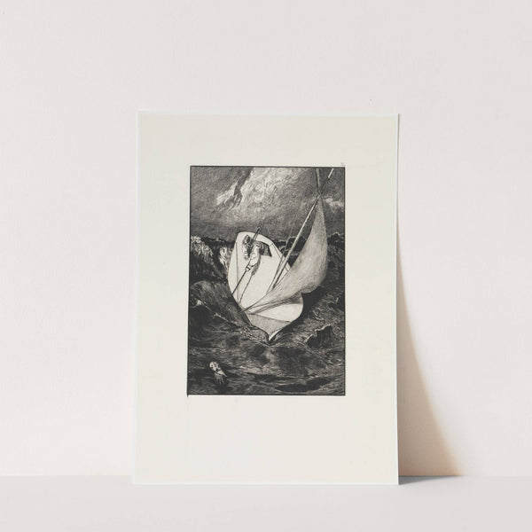 Rettung (Ein Handschuh, Opus VI, Blatt 4) (1893-1898) by Max Klinger