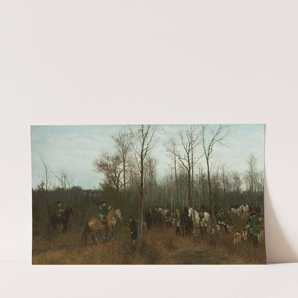 Return from hunting (1872) by Maksymilian Gierymski