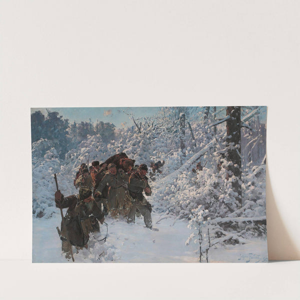 Return from the bear hunt by Julian Falat