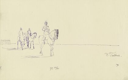 Return from the parade