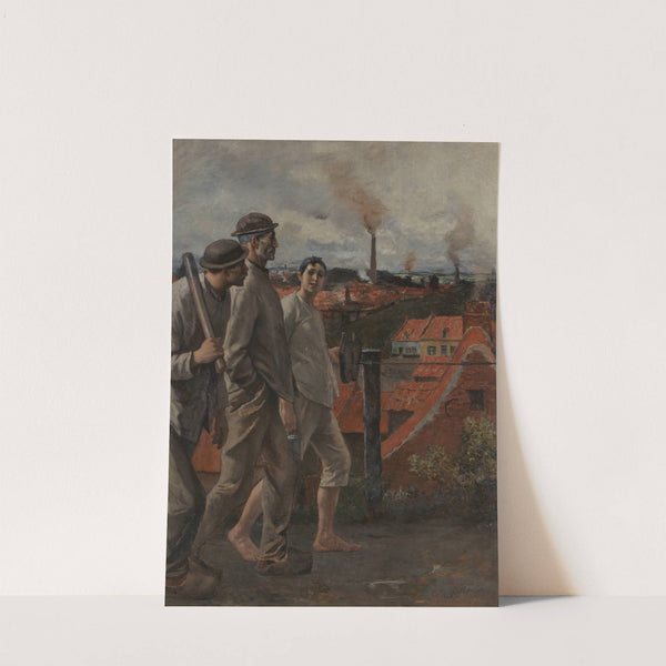 Return of the Miners by Constantin Meunier