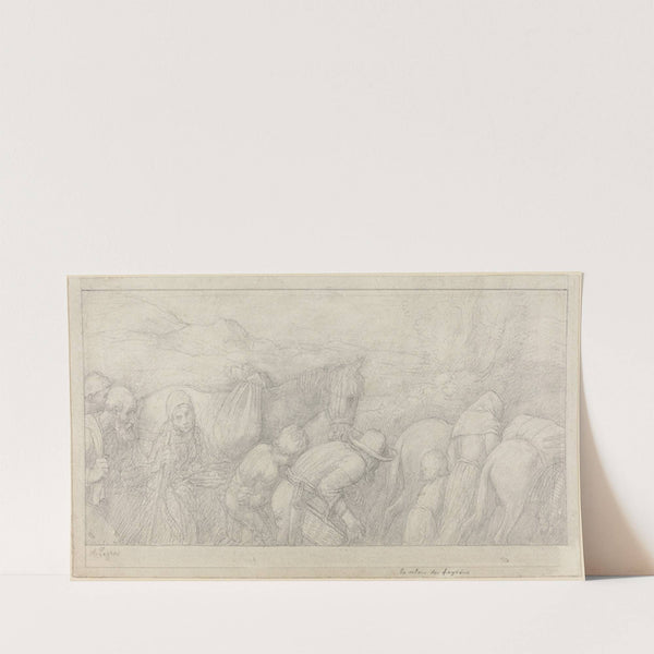 Return of the Peasants by Alphonse Legros