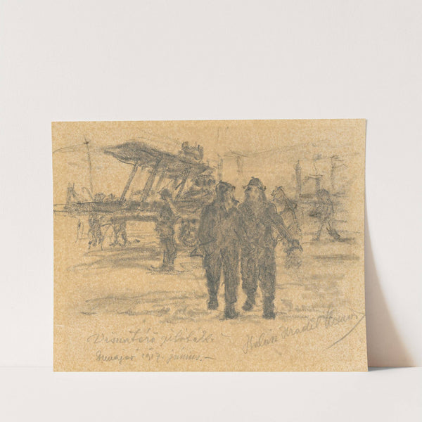 Return of the Pilot by Elemír Halász-Hradil