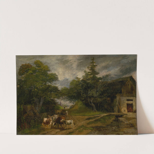 Returning from Pasture (1886) by Ľudovít Čordák