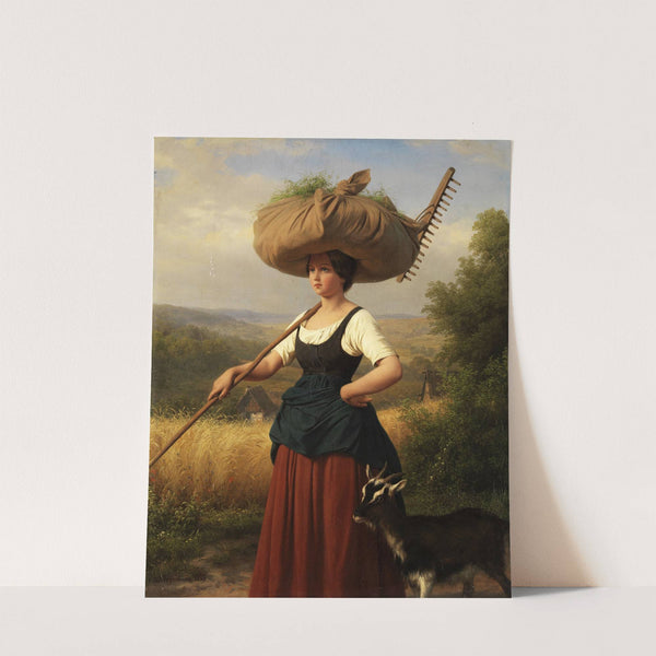 Returning from the Fields (1849) by Friedrich Eduard Meyerheim