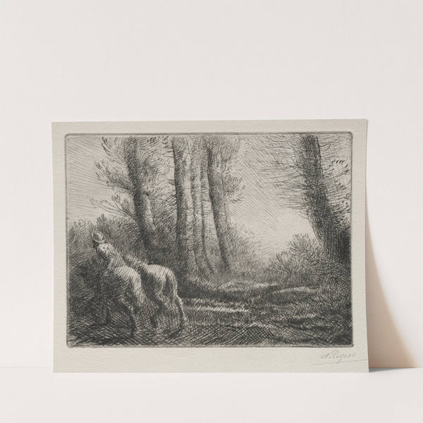 Returning from Tilling the Land (c. 1857–1911) by Alphonse Legros