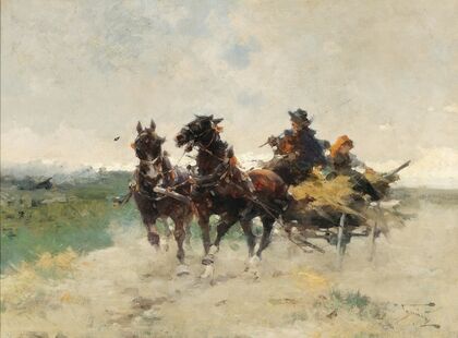 Returning Home From The Fields