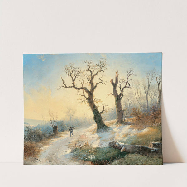 Returning Home in Winter by Remigius Adrianus van Haanen
