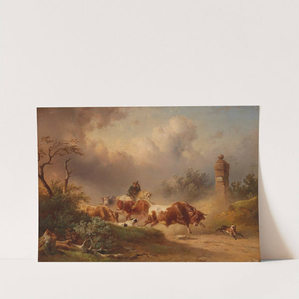 Returning Home With An Approaching Storm by Edmund Mahlknecht