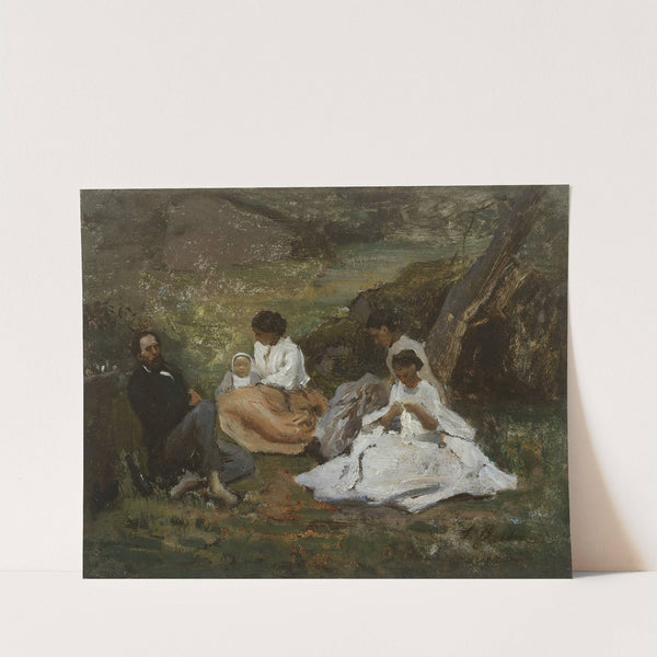 Réunion de famille à Bourron-Marlotte (1857) by Jules Breton