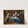 Réunion de la famille Barré dans son intérieur by Marius-Pierre Lemazurier